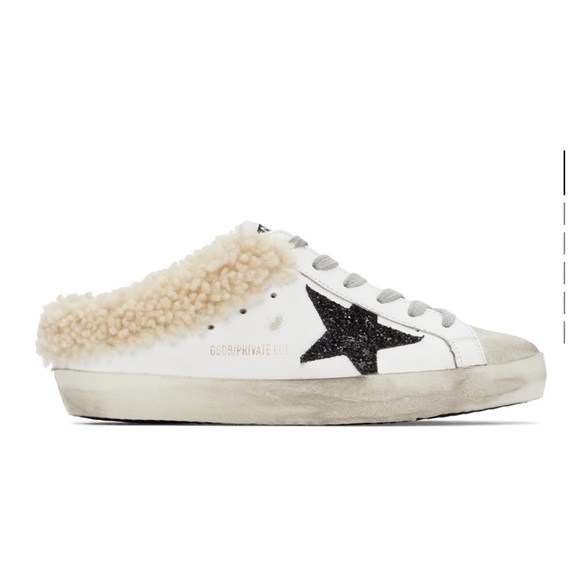 ❗️SOLD❗️BNIB Golden Goose Shearling Super Star - Picture 1 of 7